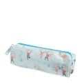 pencil case featuring dancing mouse print with zip
