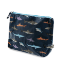 children wash bag featuring various kind of sharks print