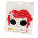 funglasses with red hair frame and starfish with packaging