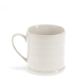 Stoneware mug with handle