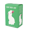 Rabbit night light green packaging box 
