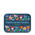Fairies in the garden-themed plasters storage tin