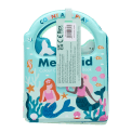 Colour Changing Bath Book' featuring colourful illustrations of mermaids, fish, and underwater scenes and a tag