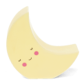 Yellow moon night light 