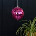 Hanging disco ball (10cm) - Pink