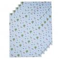 5 Sheets Of Woodland Animals Wrapping Paper