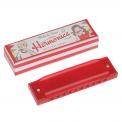 Red Harmonica In Box