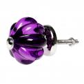 Purple Drawer Knob  Edwardian