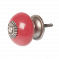 Drawer Knob Ceramic Red