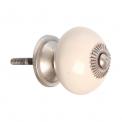 Drawer Knob Ceramic Ivory