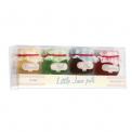 Set Of 4 Jam Jar Magnets