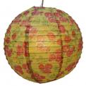 Lime Green Rose Paper Lampshade