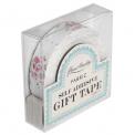 Pink Floral Fabric Sticky Gift Tape
