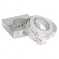 Pink Floral Fabric Sticky Gift Tape
