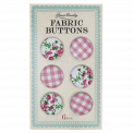 Pink Fabric Buttons