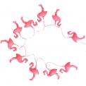 Flamingo Party Lights Loop British Standard 3 Pin Plug