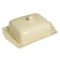 Cream Ceramic Butter Dish