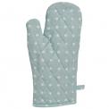 Blue Spot Cotton Oven Glove