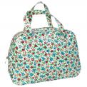 Rambling Rose Oilcloth Weekend Bag