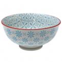 Japanese Blossom Bowl Blue Trellis