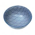 Japanese Blossom Bowl Navy Waves