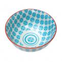 Japanese Blossom Bowl Blue Aztec