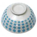 Japanese Blossom Bowl Blue Aztec