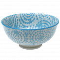 Japanese Blossom Bowl Blue Swirls