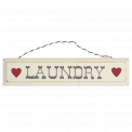 Rustic Wooden Laundry Sign