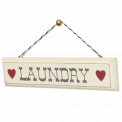 Rustic Wooden Laundry Sign
