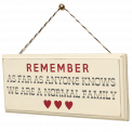 Rustic Wooden Normal Family Sign