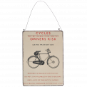 Retro Bicycle Metal Sign