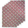5 Sheets Of School Tie Design Wrapping Paper