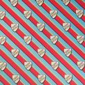 5 Sheets Of School Tie Design Wrapping Paper