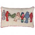 Patchwork Song Birds Cushion