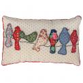 Patchwork Song Birds Cushion