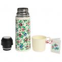 Rambling Rose Flask And Cup
