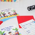 Set 10 Pirate Fun Party Invites