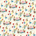 5 Sheets Of Vintage Birthday Wrapping Paper