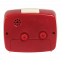 Retro Tv Style Red Alarm Clock