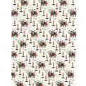 5 Sheets Of Barber Shop Wrapping Paper