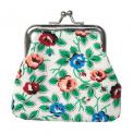 Rambling Rose Oilcloth Purse