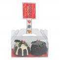 Set Of 2 Christmas Pudding Lip Balms