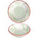 Dipping Bowl Green Blossom