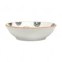 Japanese Dipping Bowl Black Flowers