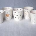 Big Heart Ceramic Tealight Holder