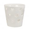 Hearts Ceramic Tealight Holder