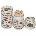 Set Of 36 Vintage Transport Colouring Pencils