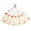 Set Of 6 La Petite Rose Gift Tags