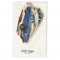 Set Of 6 Vintage Transport Gift Tags